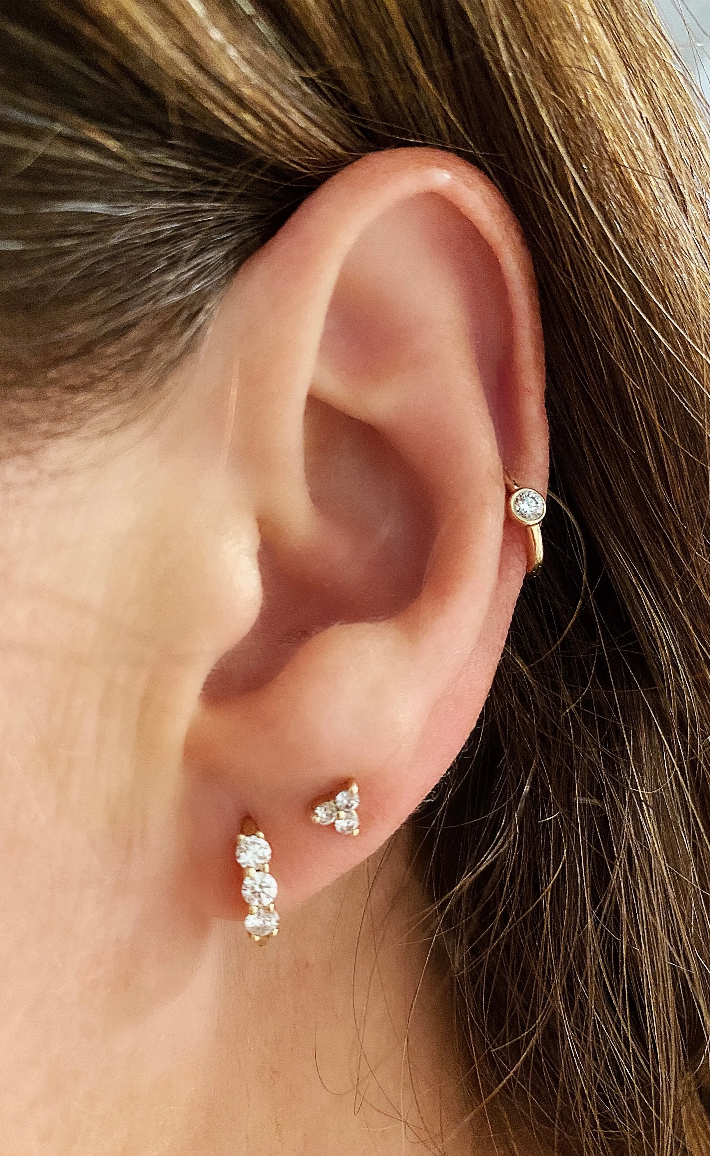 14K Single Eleanor Earring
