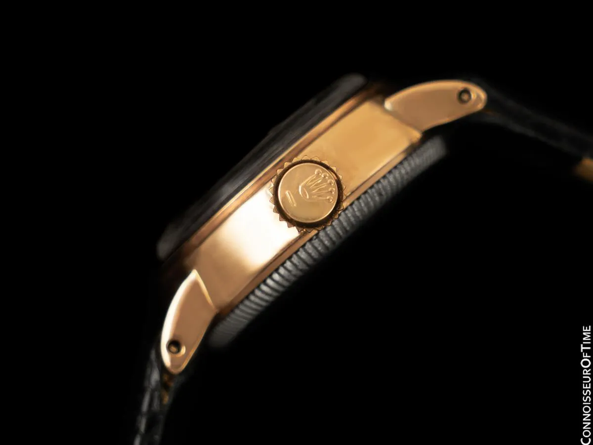 1940's Rolex Oyster Vintage Ladies Ref. 3732 Watch - 14K Rose Gold & Stainless Steel