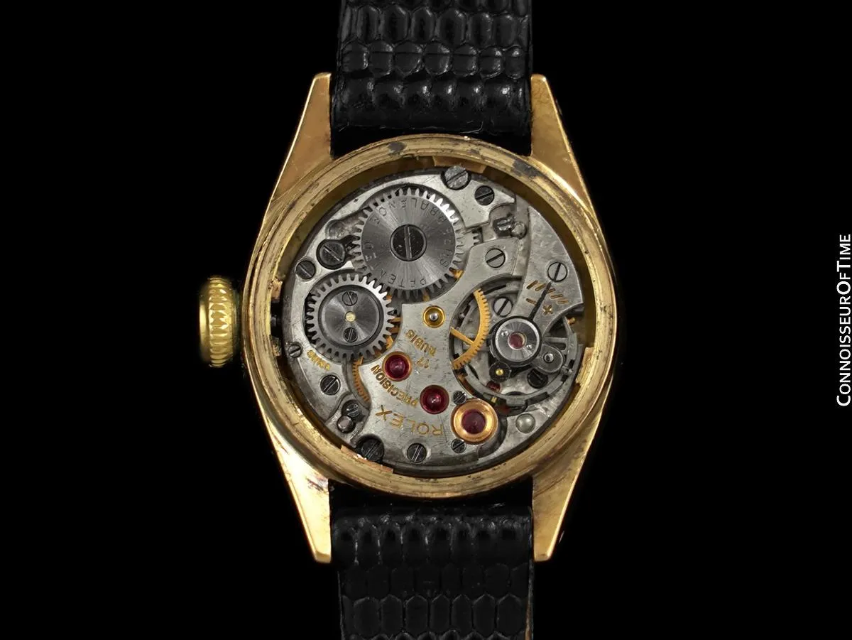 1947 Rolex Oyster Vintage Ladies Ref. 4360 Handwound Watch - 14K Gold