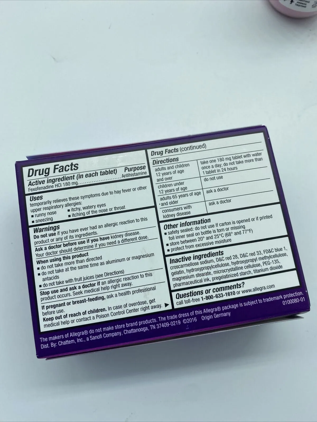 (2) Allegra 24 Hour Allergy Relief Gelcaps 24 Ct Indoor Outdoor 2/21  48ttl