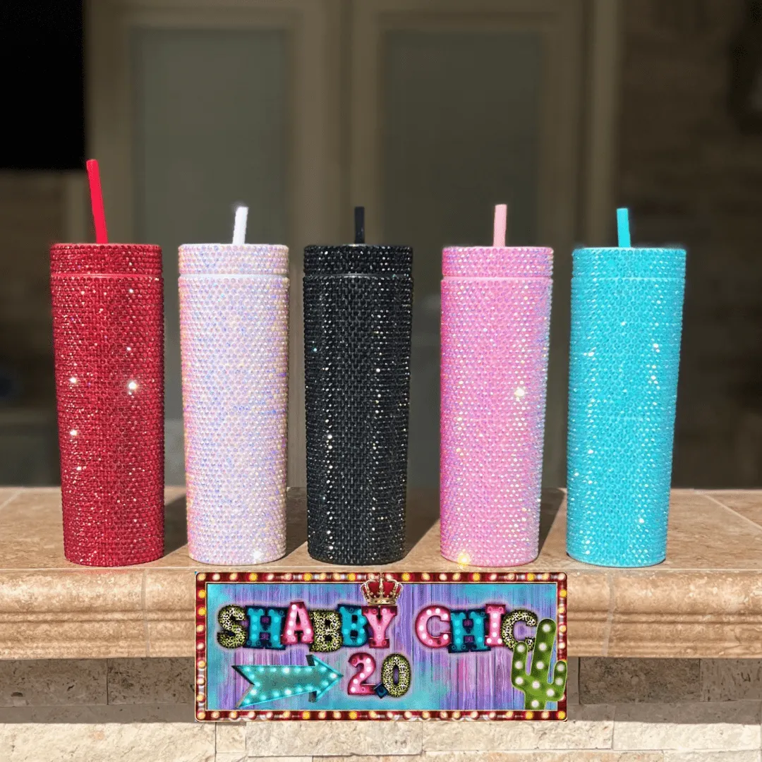 20oz Rhinestone Tumbler