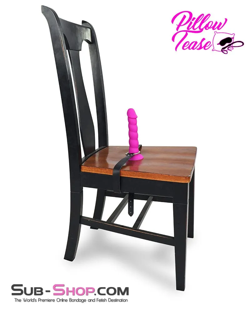 2218M-SIS      Pretty Sissy Purple Twist Silicone Ripple Dildo with Suction Cup Base