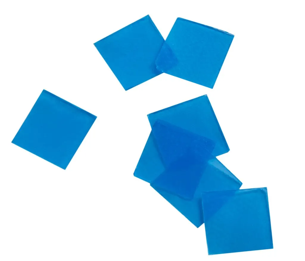 2TOMS SKIN-ON-SKIN® 1" SQUARES, JAR OF 200