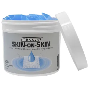2TOMS SKIN-ON-SKIN® 1" SQUARES, JAR OF 200