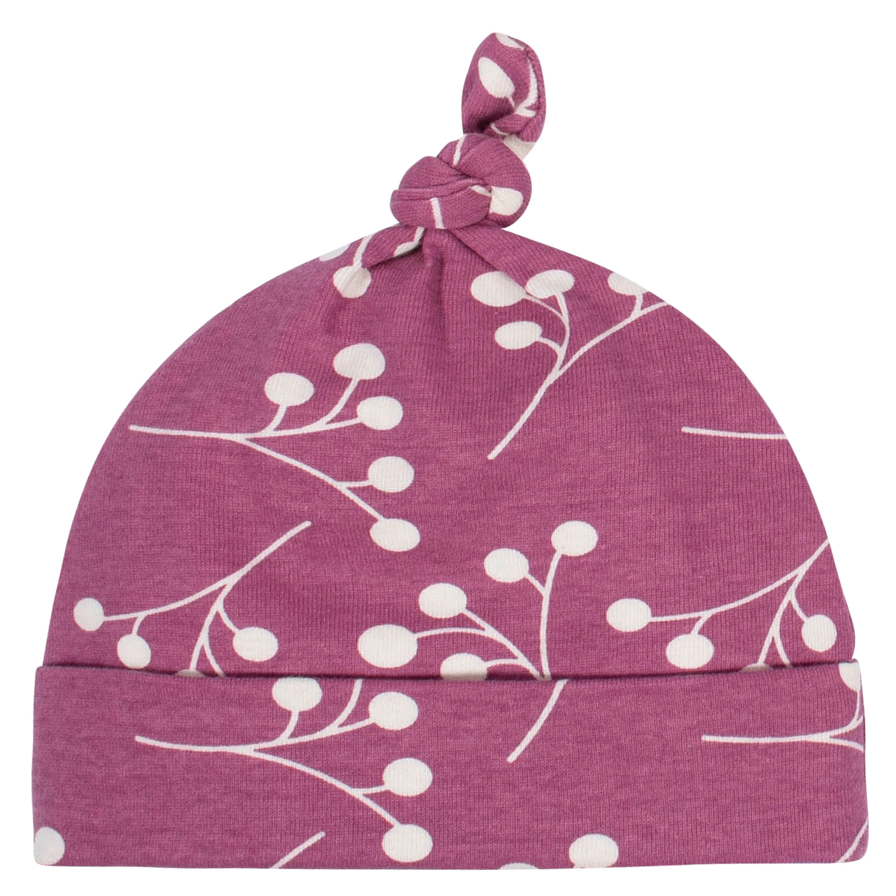 4-Pack Baby Girls Comfy Stretch Ducklings Caps