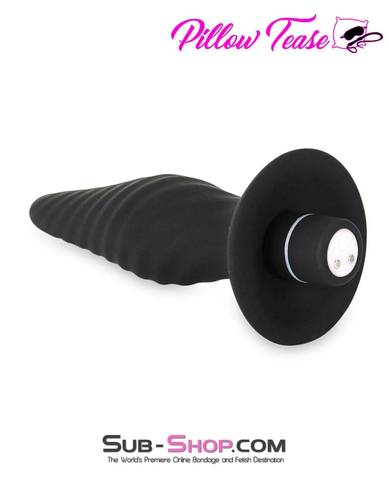 4447M      3 Pc Rechargeable 9 Function Wireless Remote Control Vibrating Butt Plug Kit