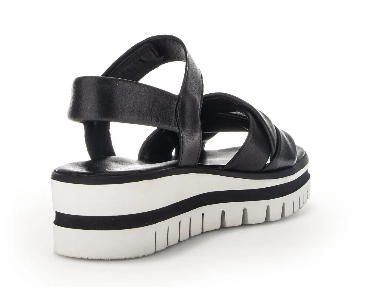 '44.622.27' women's platform sandal - Black