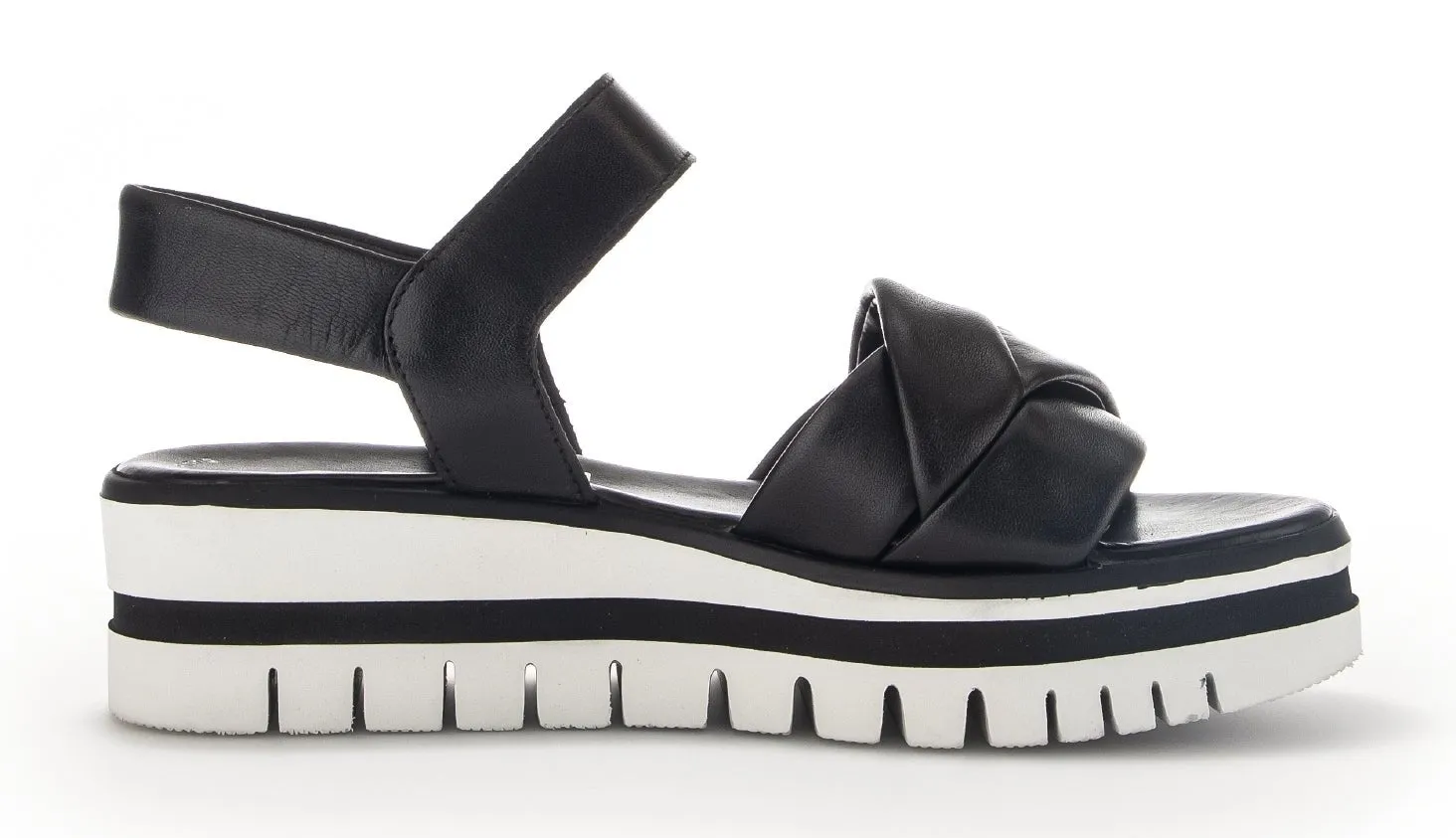 '44.622.27' women's platform sandal - Black