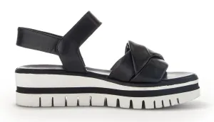 '44.622.27' women's platform sandal - Black