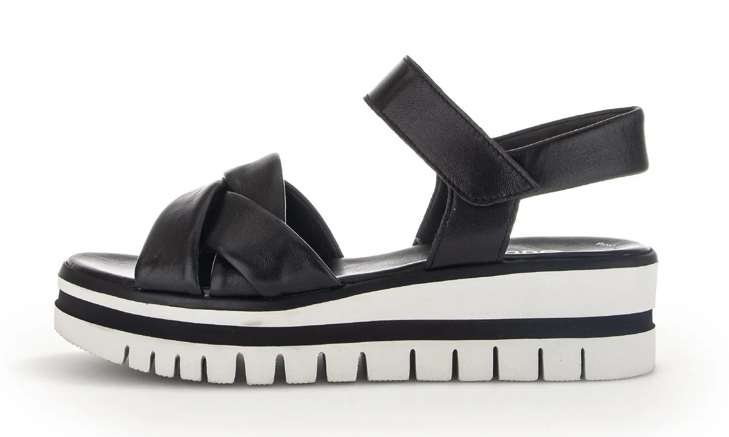 '44.622.27' women's platform sandal - Black