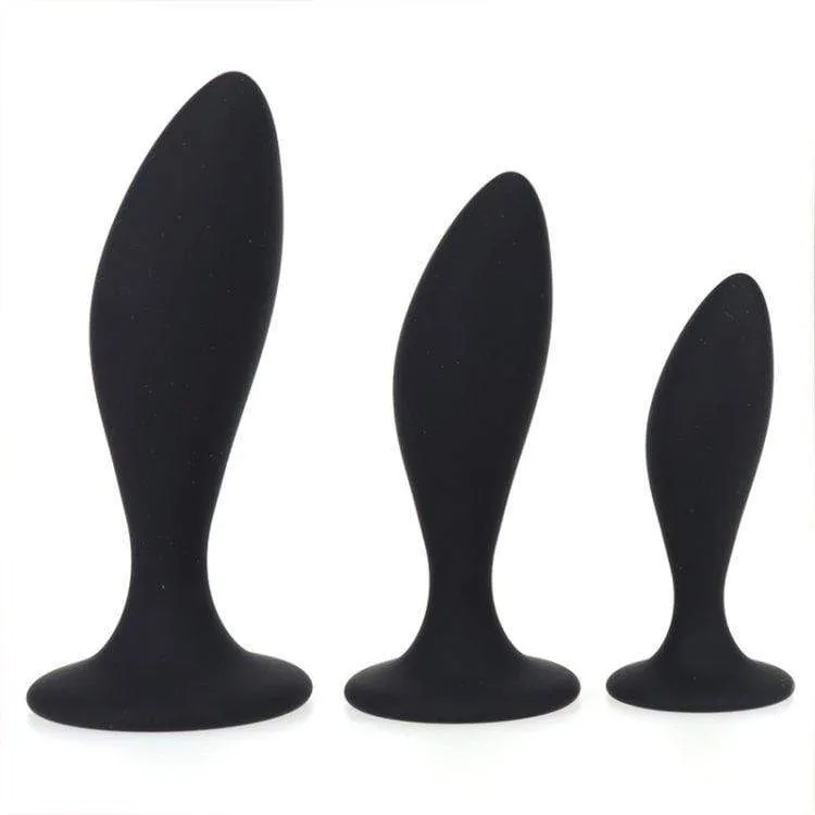 4757M      Booty Call Large Silicone Butt Plug
