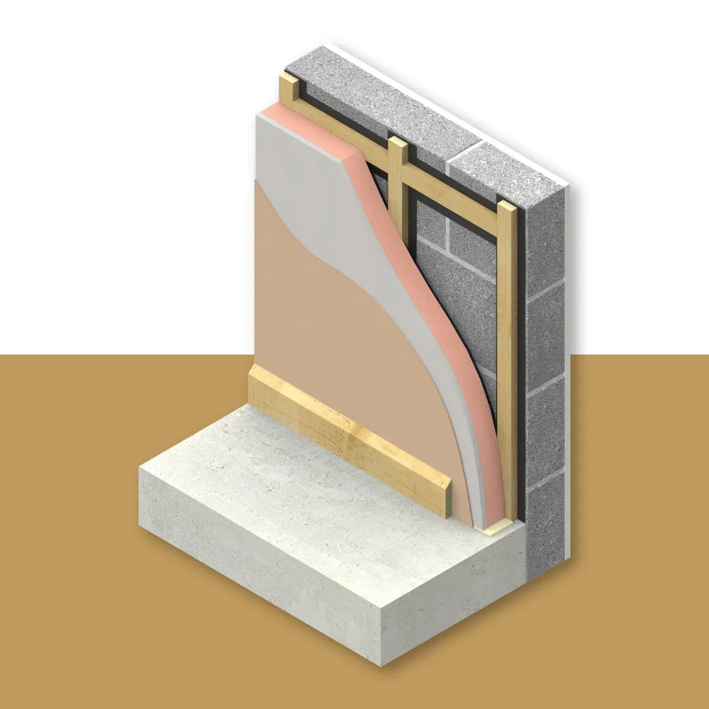 52.5mm Kingspan Kooltherm K118 Insulated Plasterboard (2400x1200mm) - Pack of 15