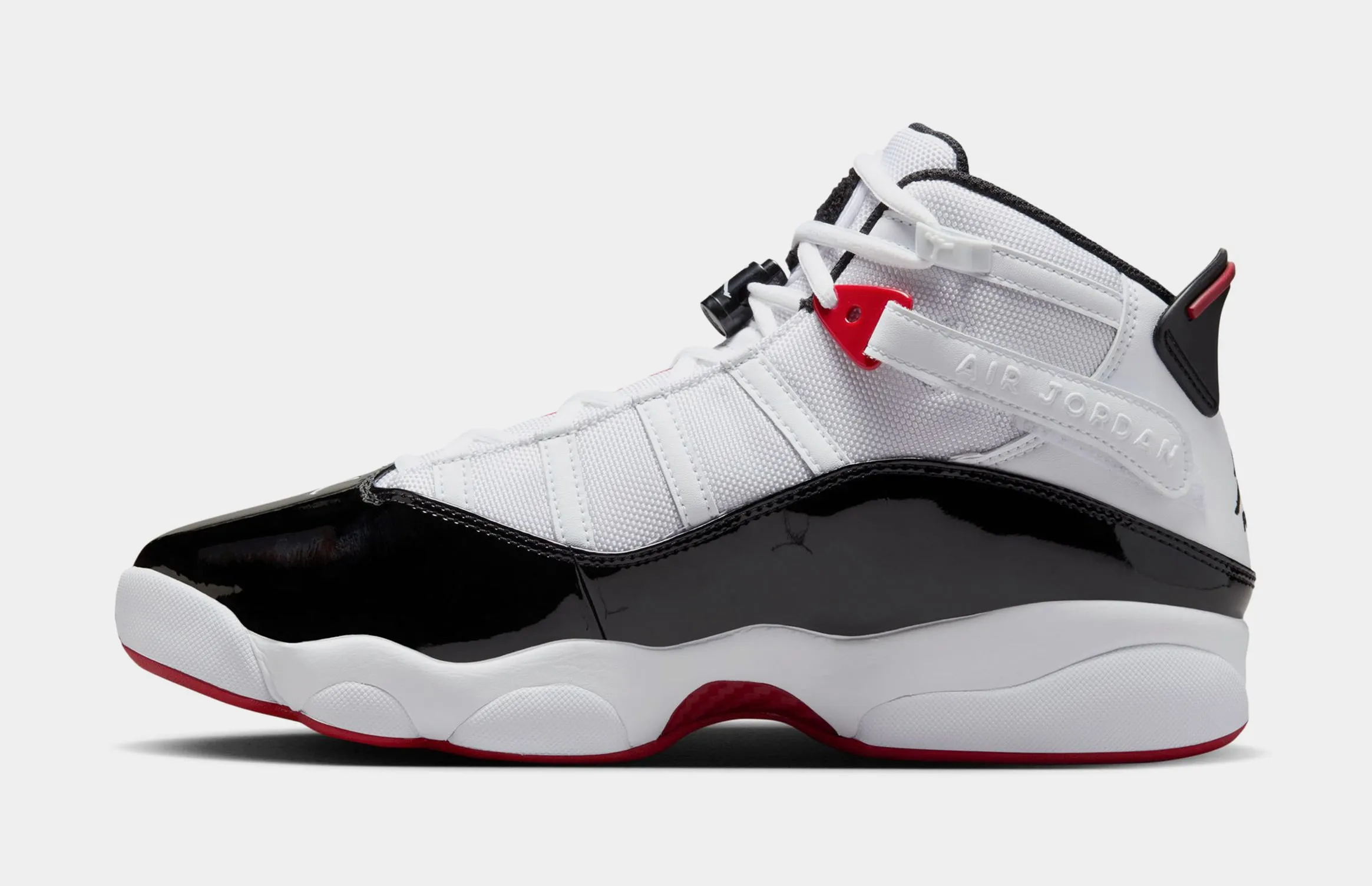 6 Rings Mens Basketball Shoes (White/Varsity Red/Black)
