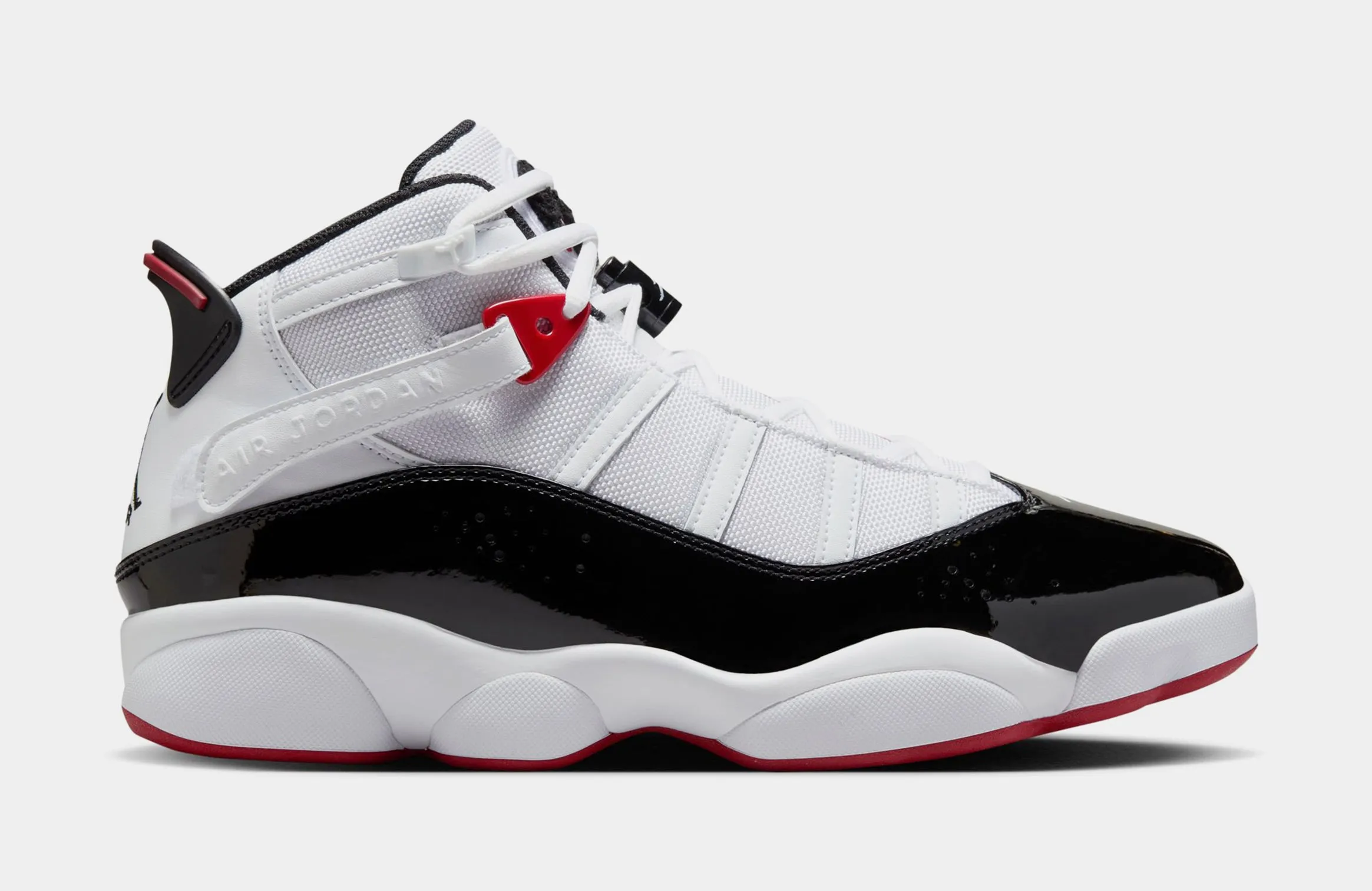 6 Rings Mens Basketball Shoes (White/Varsity Red/Black)