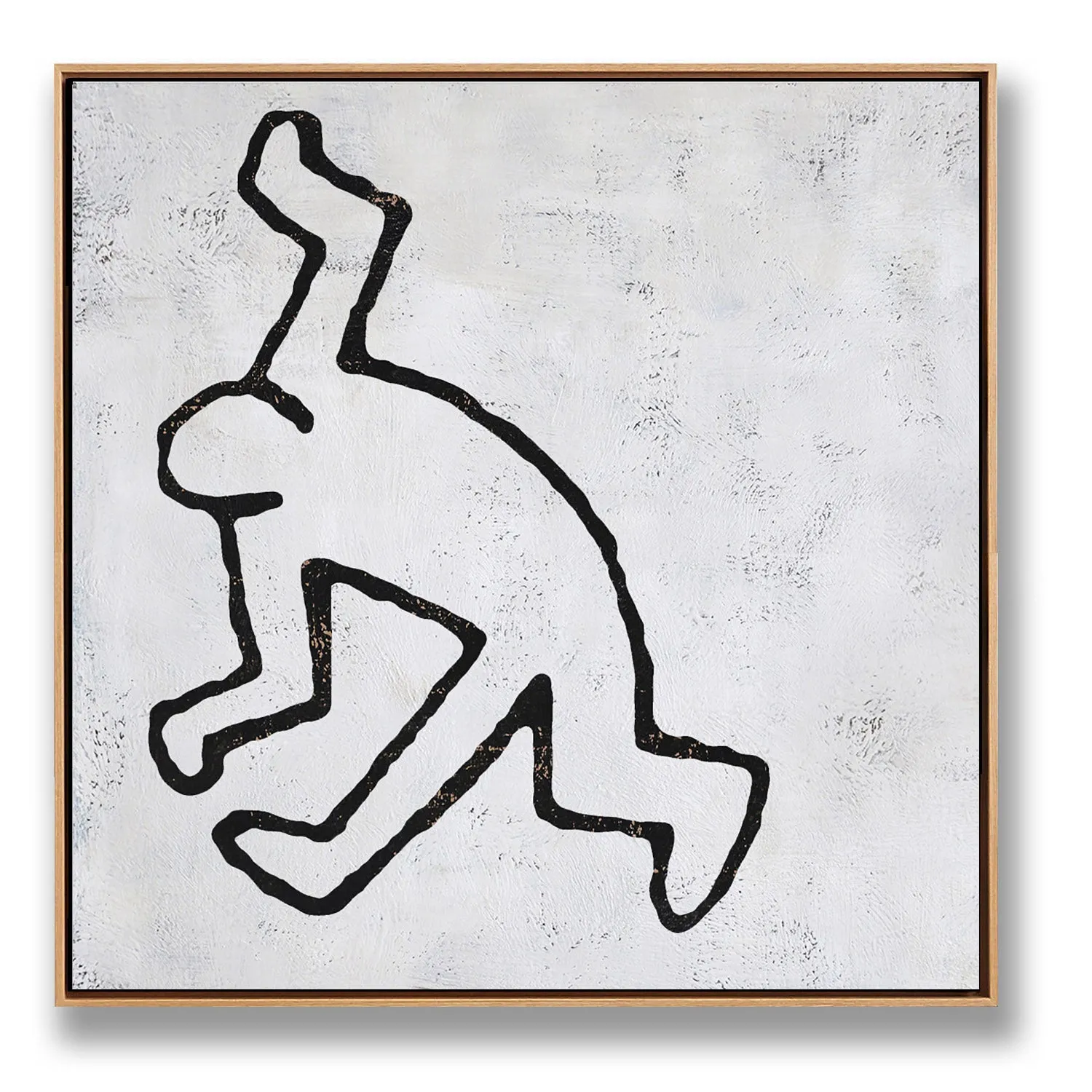 Abstract Dancing Man Painting H204S
