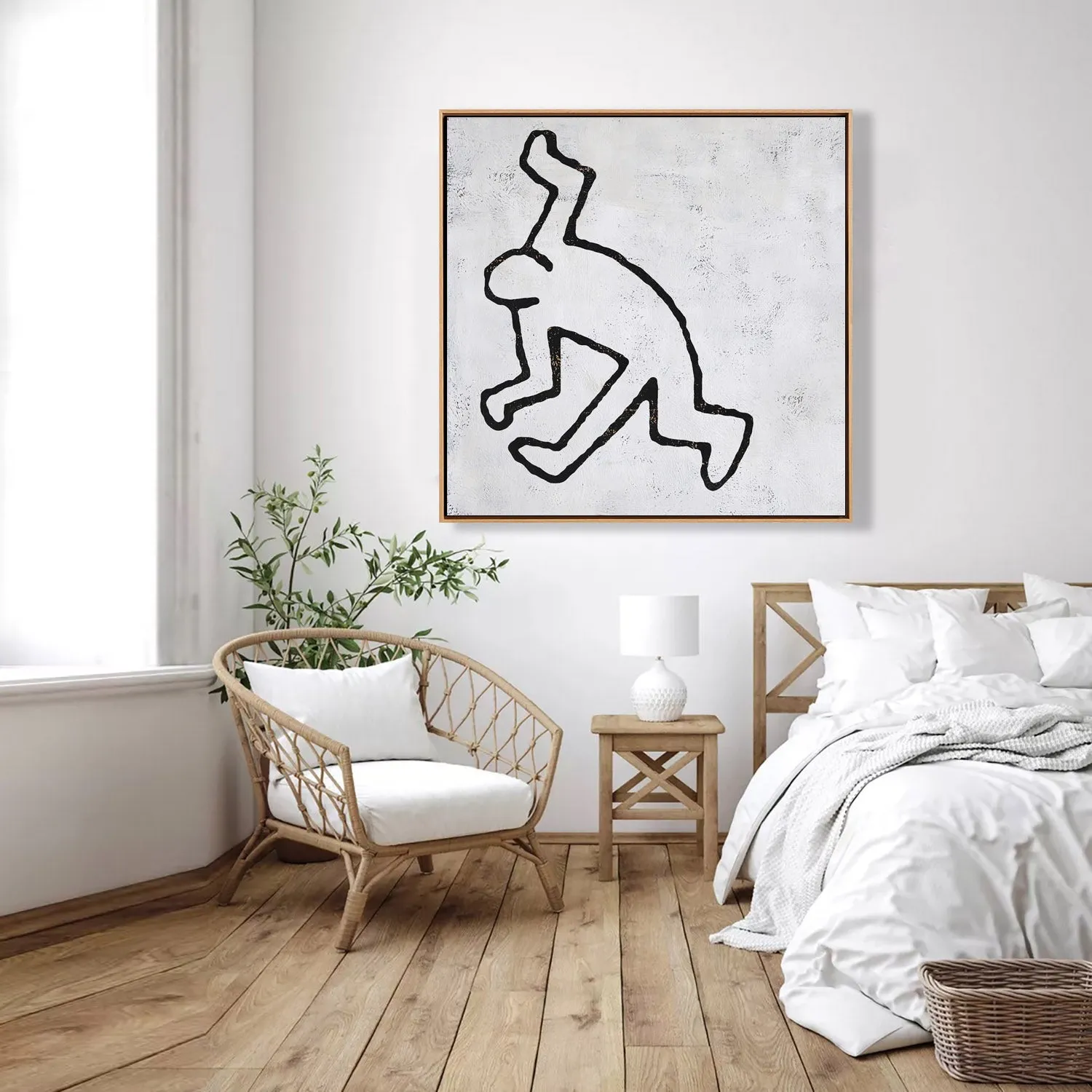 Abstract Dancing Man Painting H204S