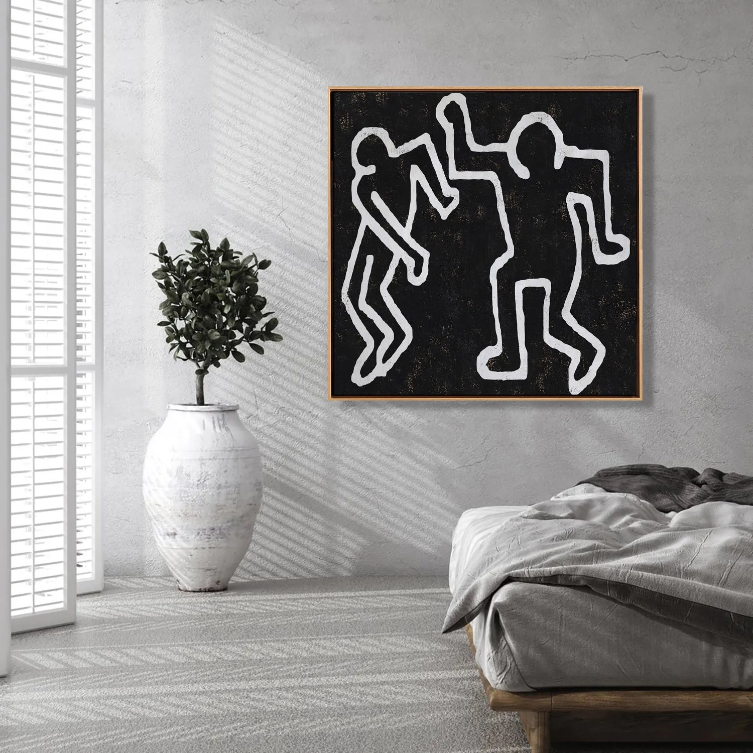 Abstract Dancing Man Painting H208SR1