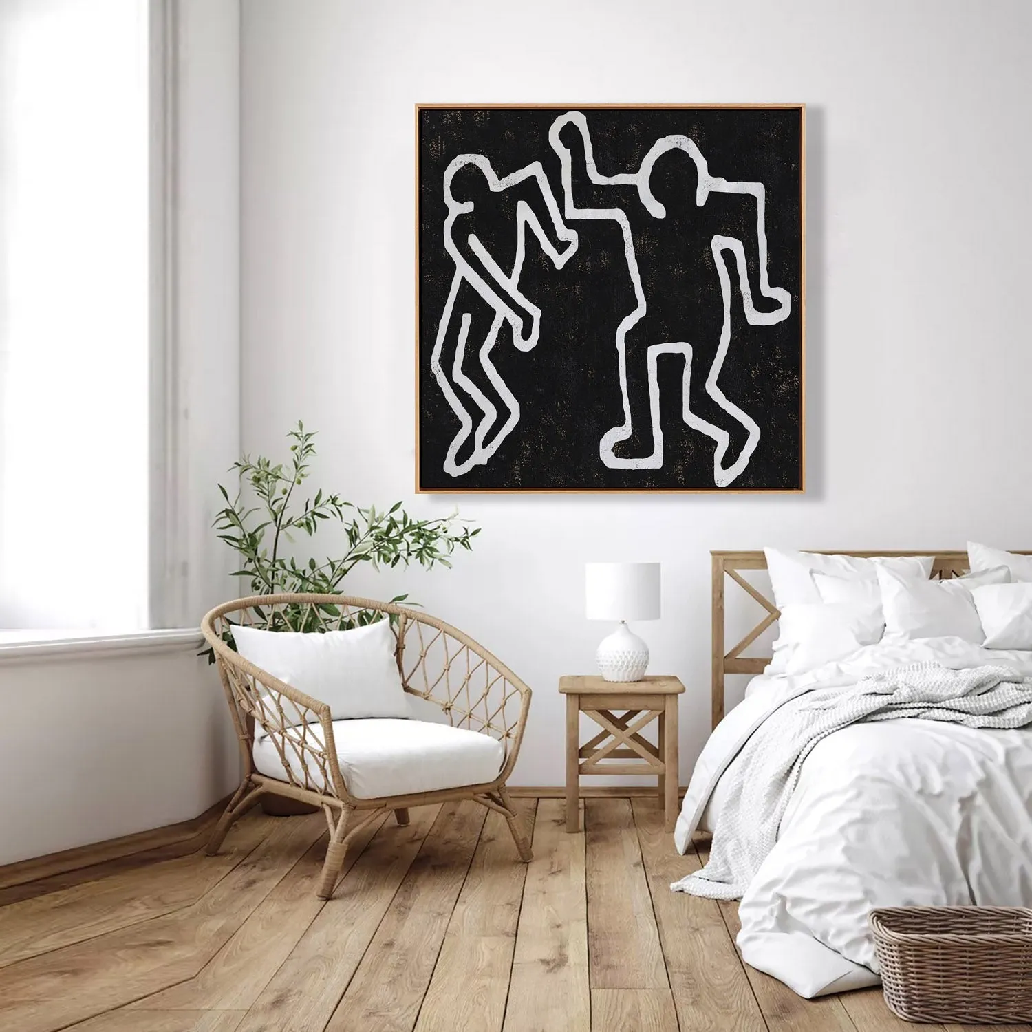 Abstract Dancing Man Painting H208SR1