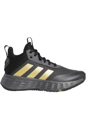 Adidas Boys OWNTHEGAME in Grey Five/Matte Gold/Core Black