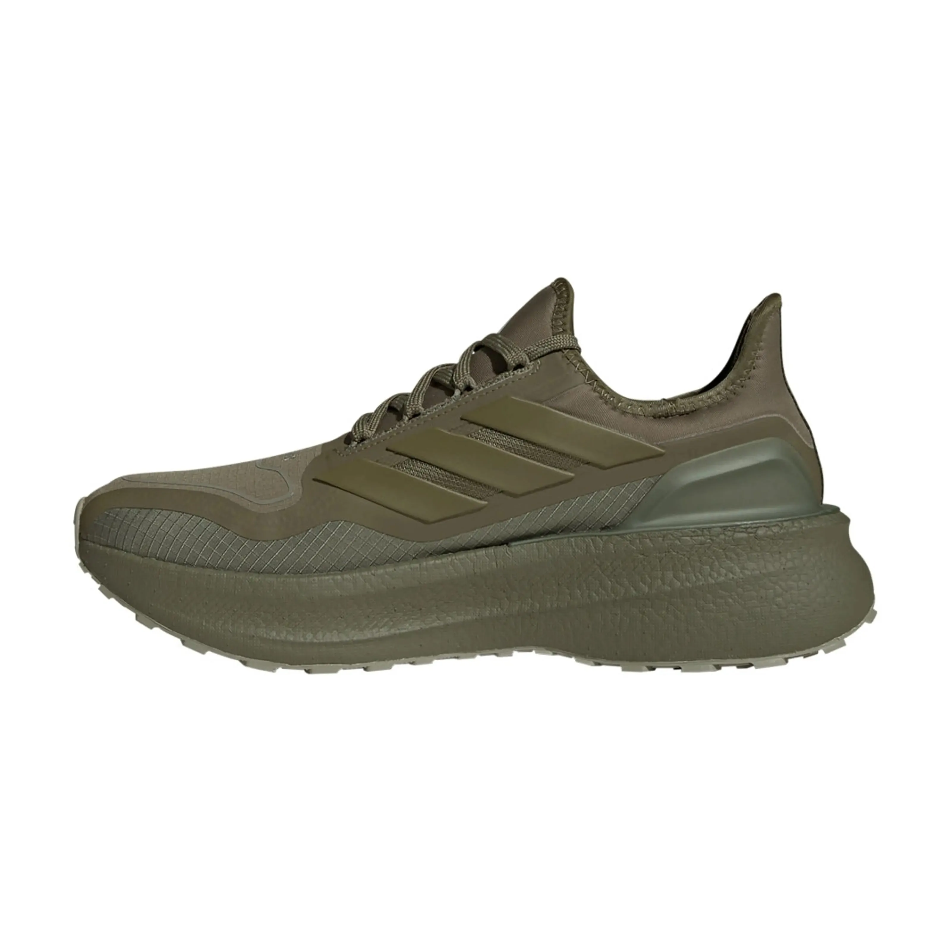 adidas Men's Ultraboost 5 GORE-TEX Running Shoes Olive Strata / Silver Pebble