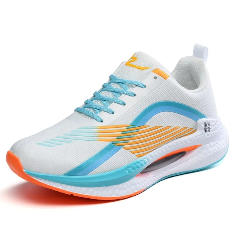 Air Cushion Men Running Shoes for Women Mesh Breathable Jogging Shoes Outdoor Brand Sneakers Men Trendy Athletic Sports Shoes