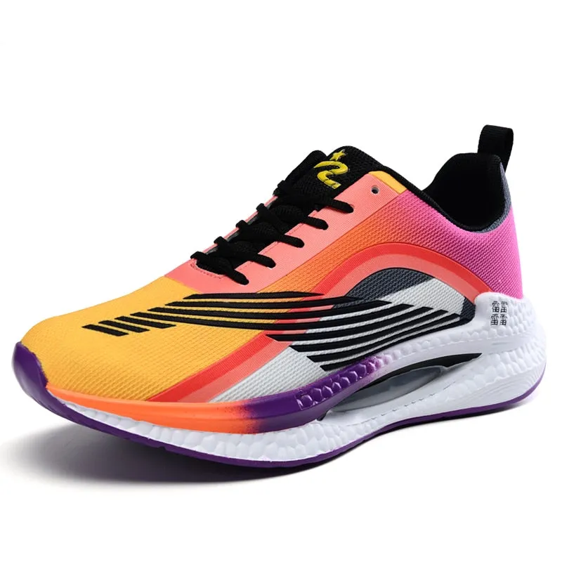 Air Cushion Men Running Shoes for Women Mesh Breathable Jogging Shoes Outdoor Brand Sneakers Men Trendy Athletic Sports Shoes