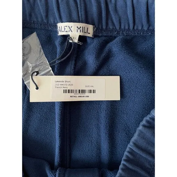 Alex Mill Lakeside Shorts in French Navy Size XXL