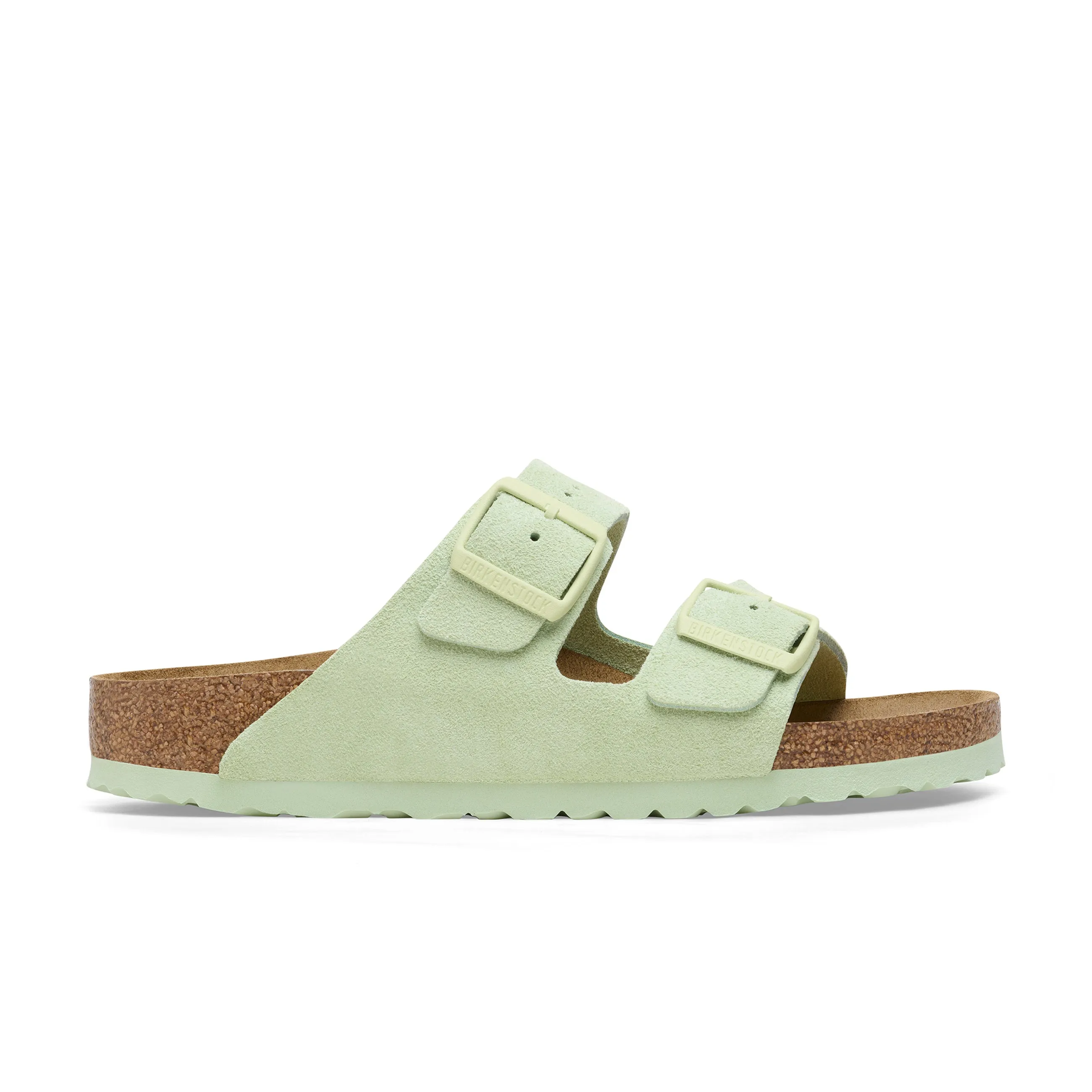 Arizona Faded Lime Suede Leather