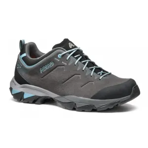 Asolo Acadia Leather GTX Womens Hiking Shoe - Graphite/Sky Blue