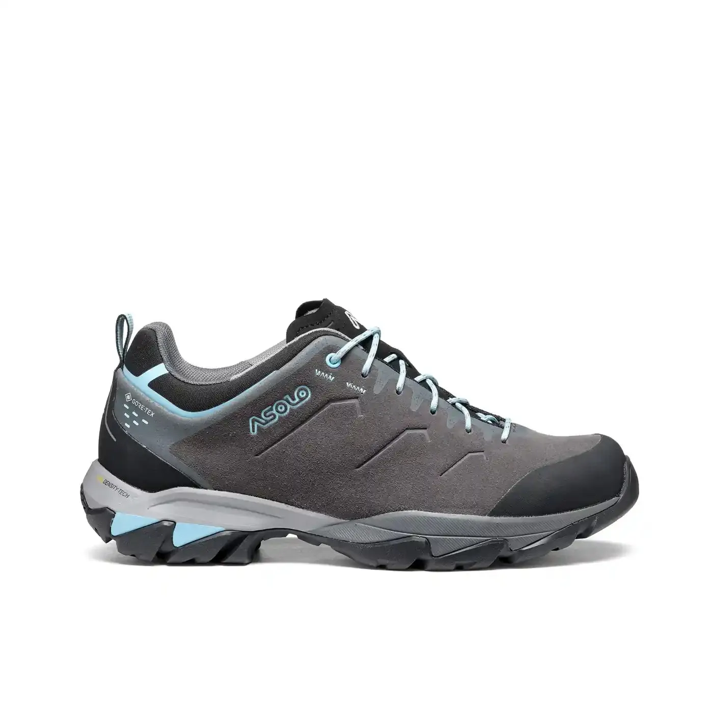 Asolo Acadia Leather GTX Womens Hiking Shoe - Graphite/Sky Blue