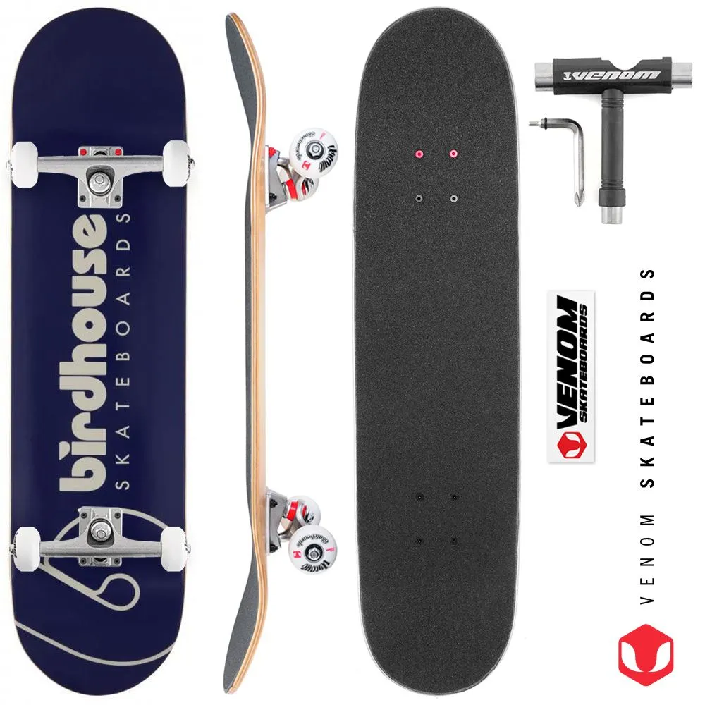 Birdhouse Logo Team Logo Custom Complete Skateboard - 8.0"