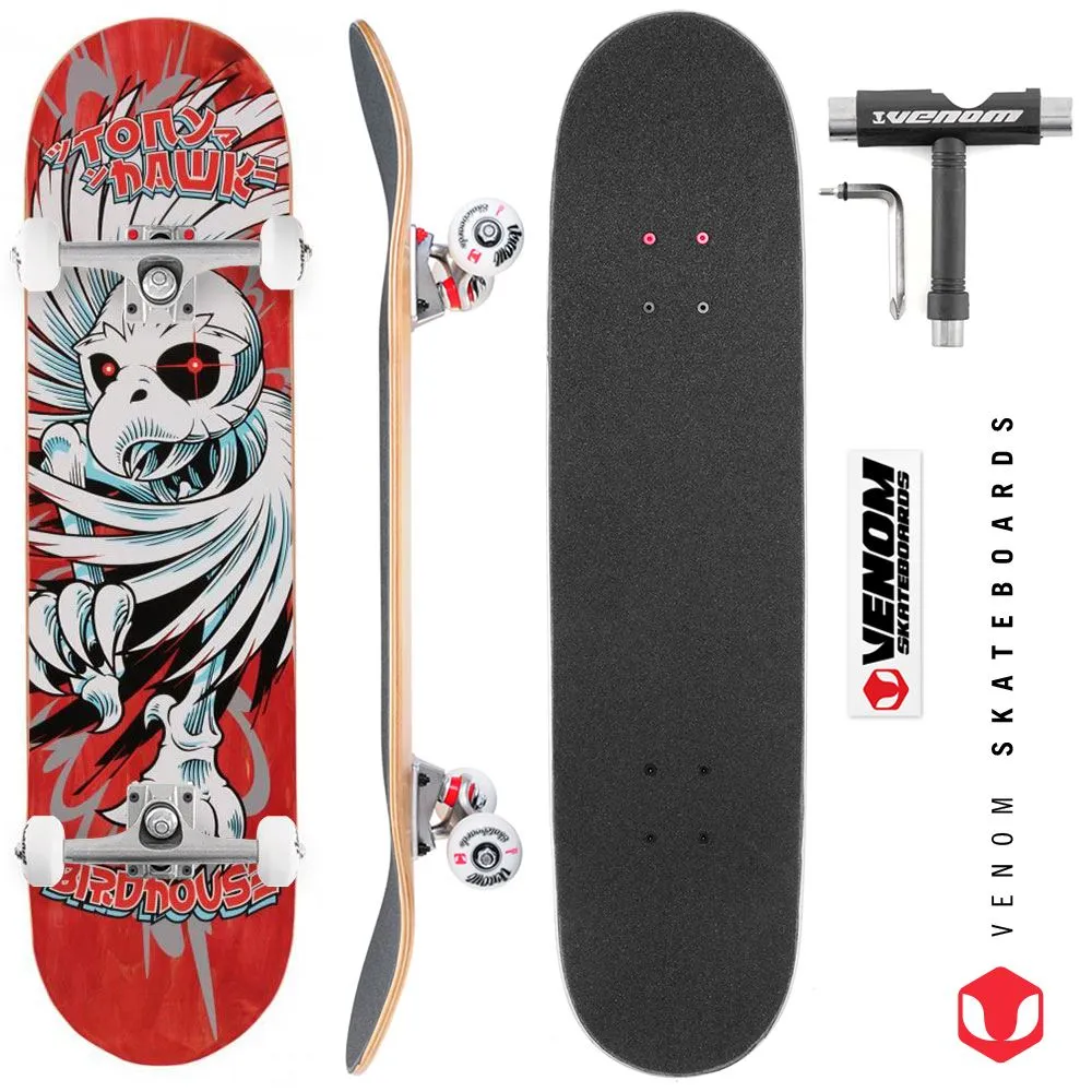 Birdhouse Pro Hawk Spiral Custom Complete Skateboard - 8.0"