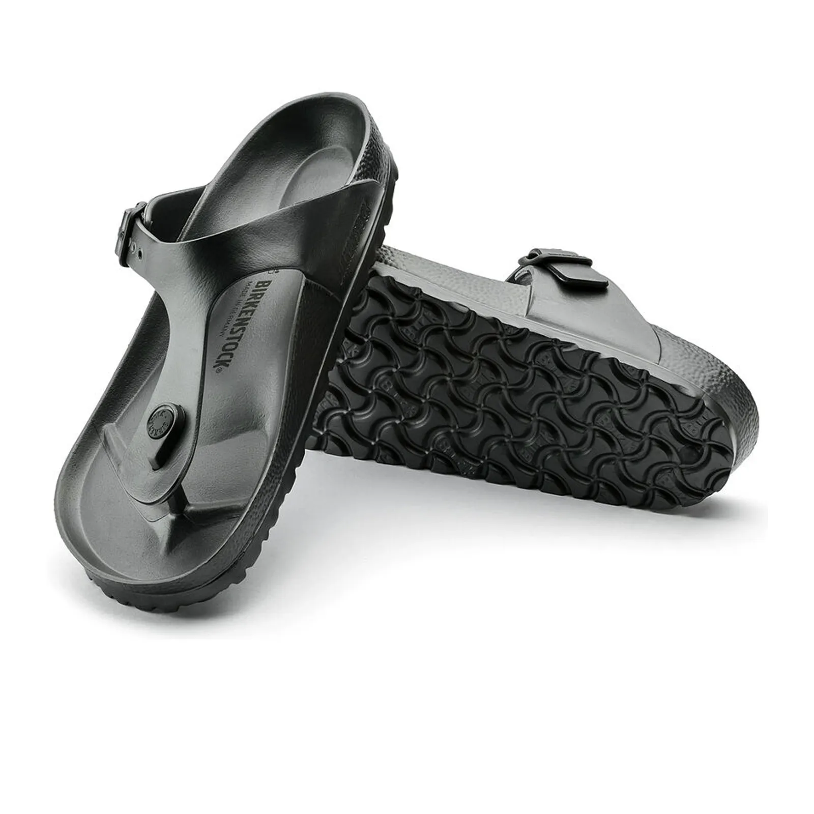 Birkenstock Gizeh EVA Sandal (Women) - Metallic Anthracite