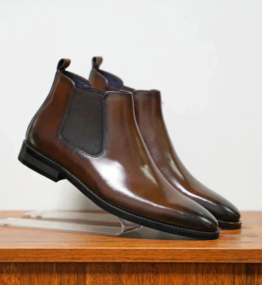 Blake™ | Elegant Leather Chelsea Boots for a Chic Look