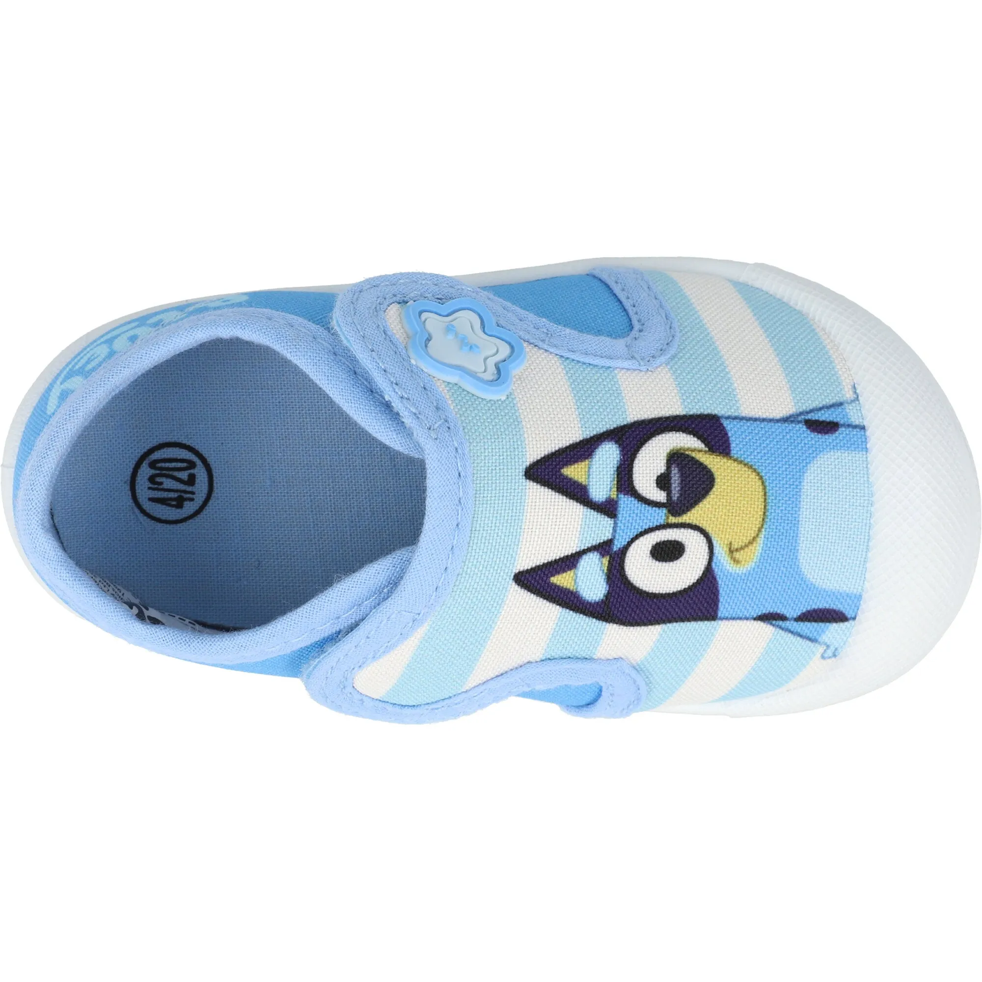 Bluey Blue Canvas Trainers for Kids