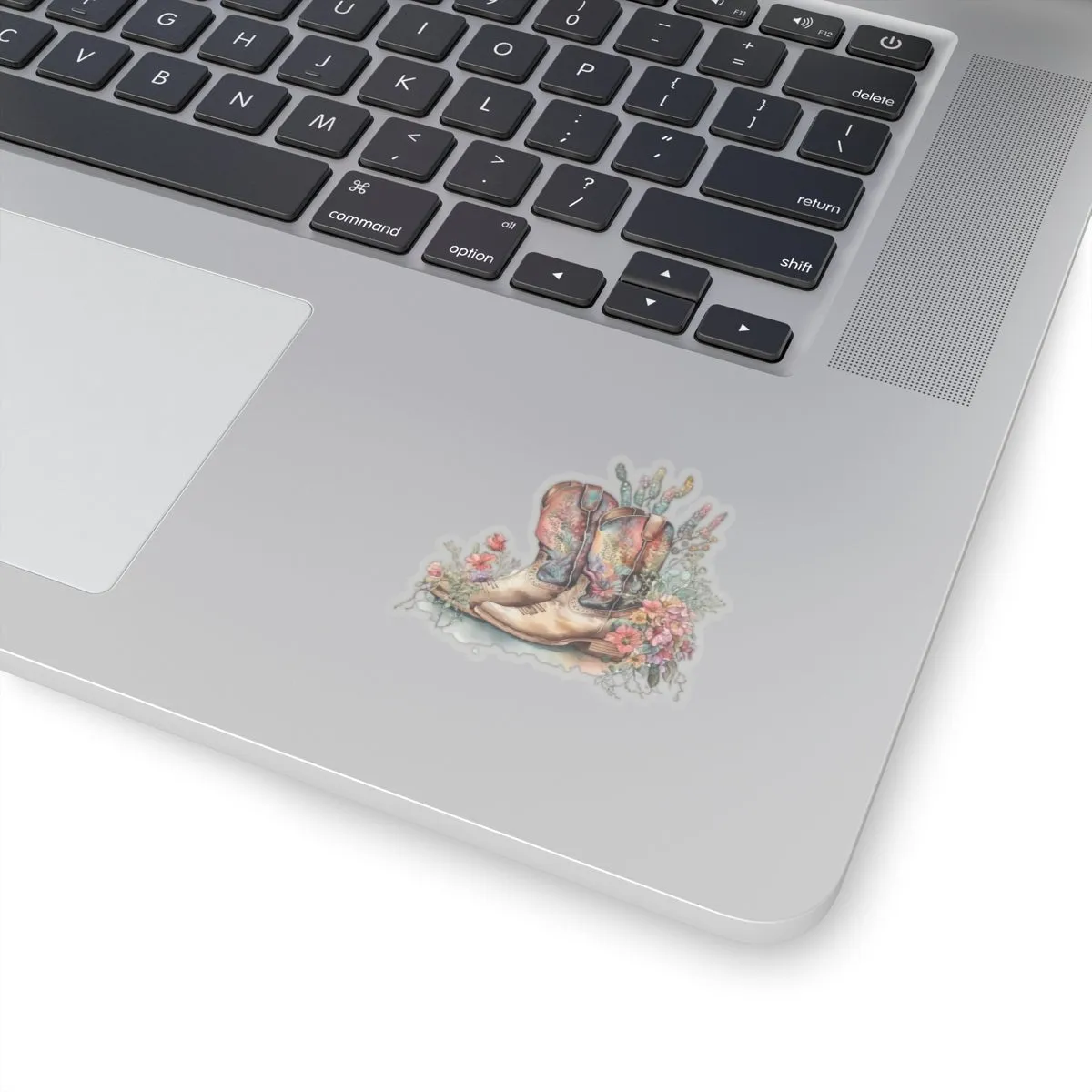 Boho Cowboy, Cowboy Boots, Floral, Western, KC Stickers