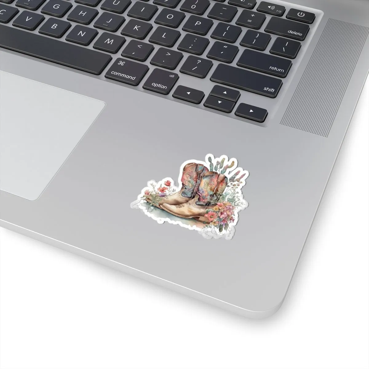 Boho Cowboy, Cowboy Boots, Floral, Western, KC Stickers