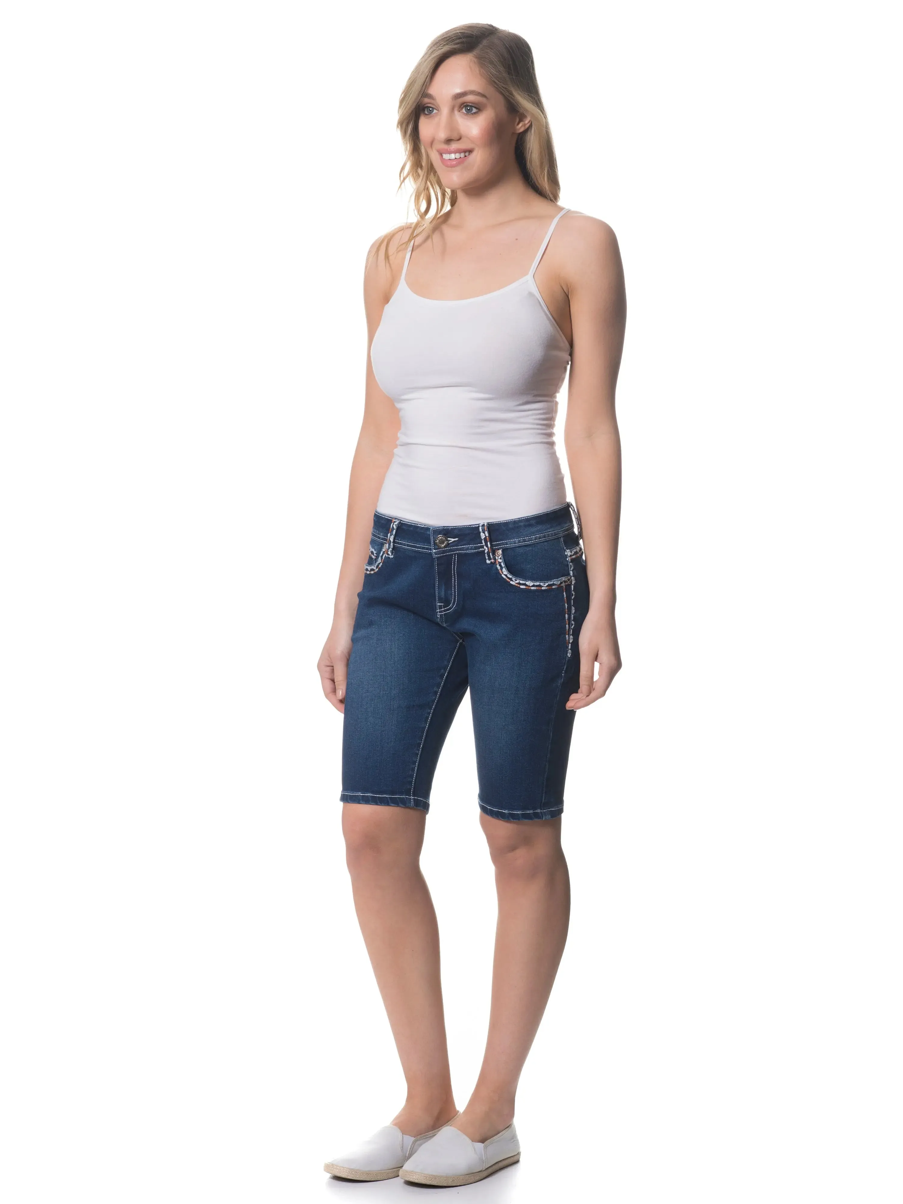 Bonny Fitted Denim Shorts