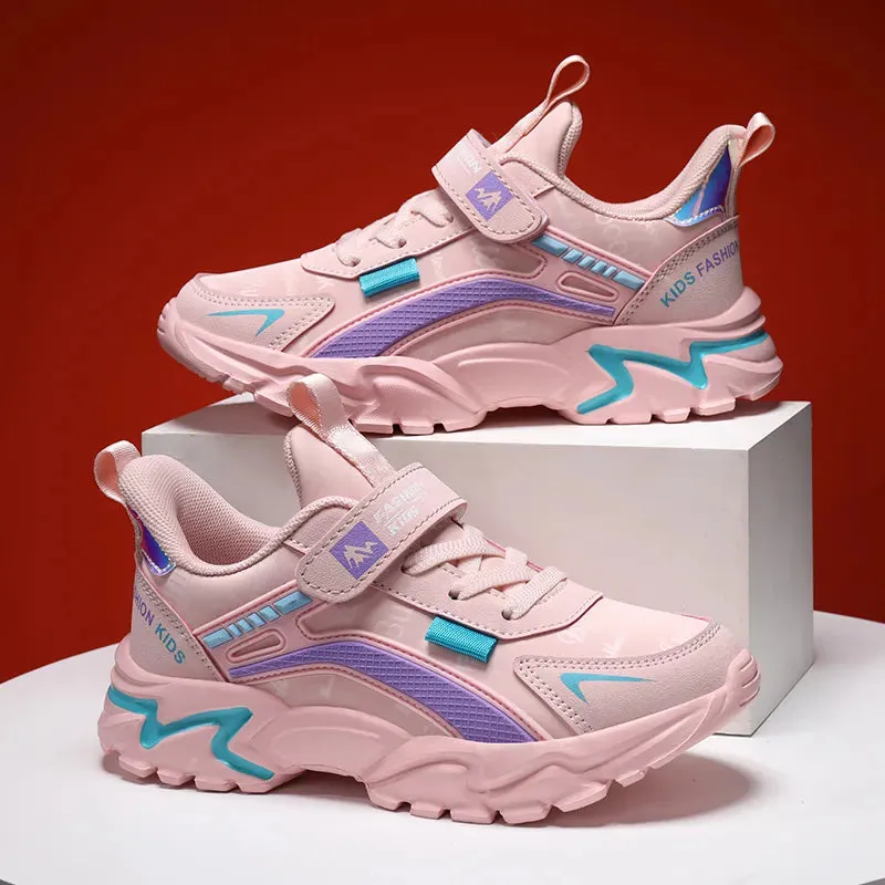 Brand Kids Sports Shoes Outdoor Comfortable Running Shoes Girls Waterproof Sneakers Antislip Children Shoes