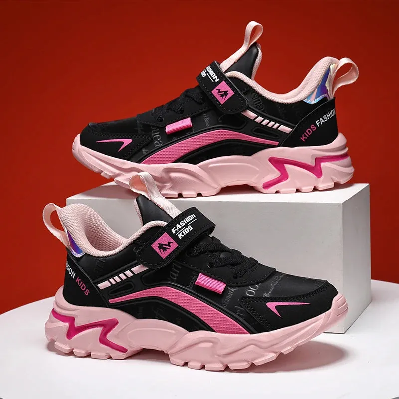 Brand Kids Sports Shoes Outdoor Comfortable Running Shoes Girls Waterproof Sneakers Antislip Children Shoes