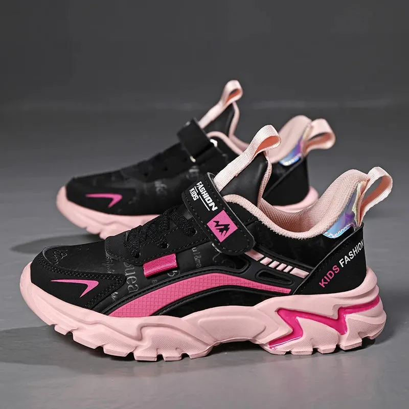 Brand Kids Sports Shoes Outdoor Comfortable Running Shoes Girls Waterproof Sneakers Antislip Children Shoes
