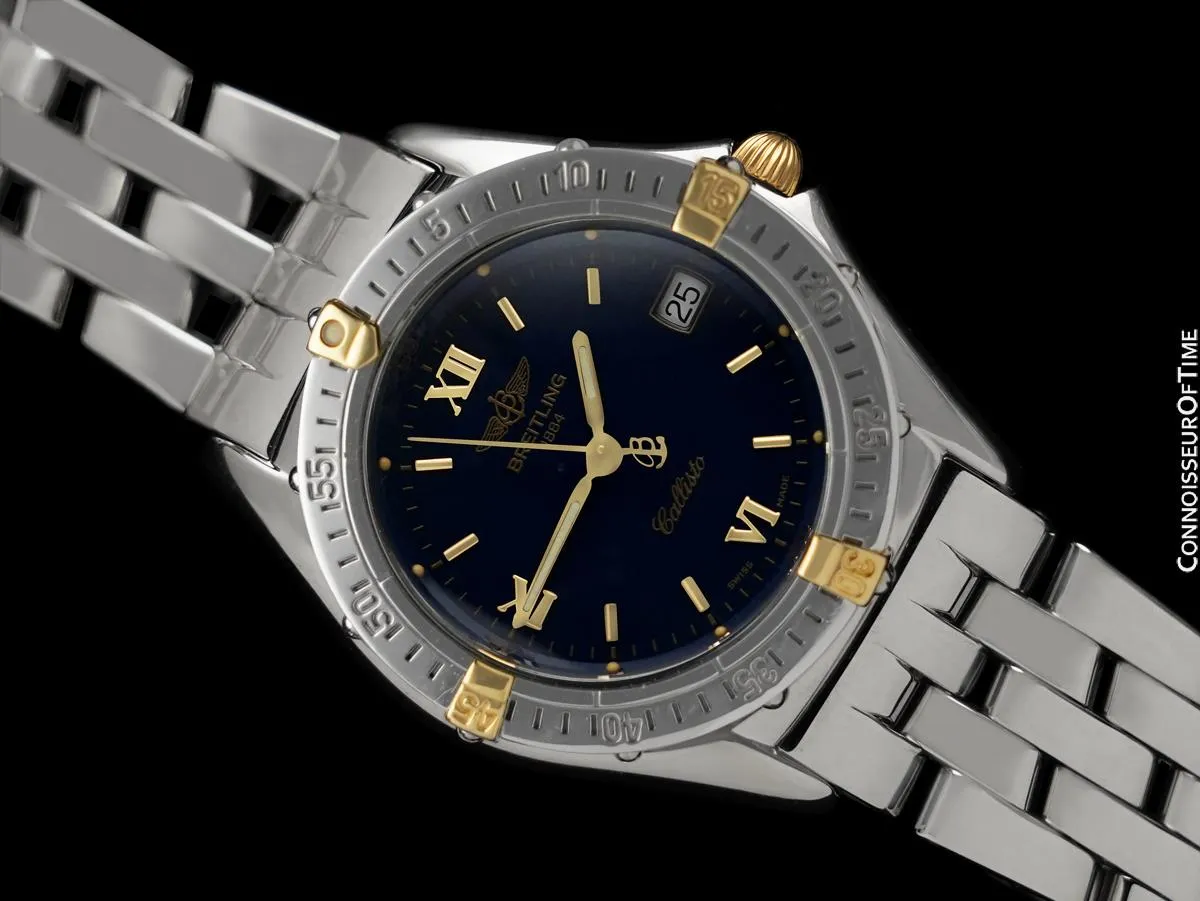 Breitling Callisto Midsize Unisex Watch, Stainless Steel & 18K Gold - B57046