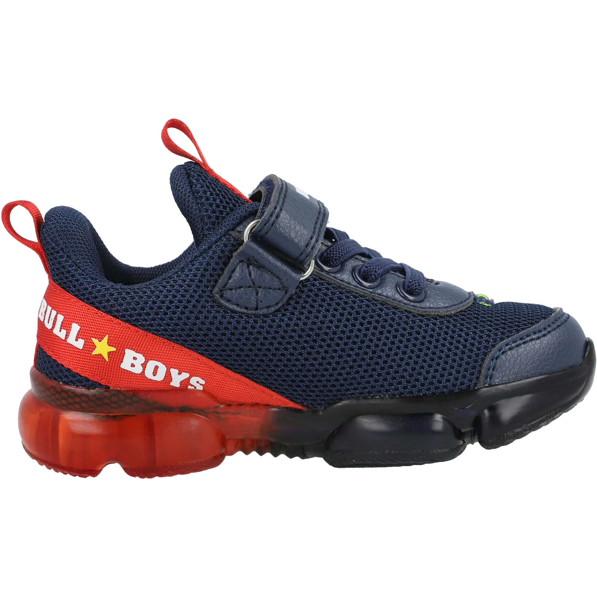 Bull Boys T-Rex Dinosaur Blue Light-Up Shoes