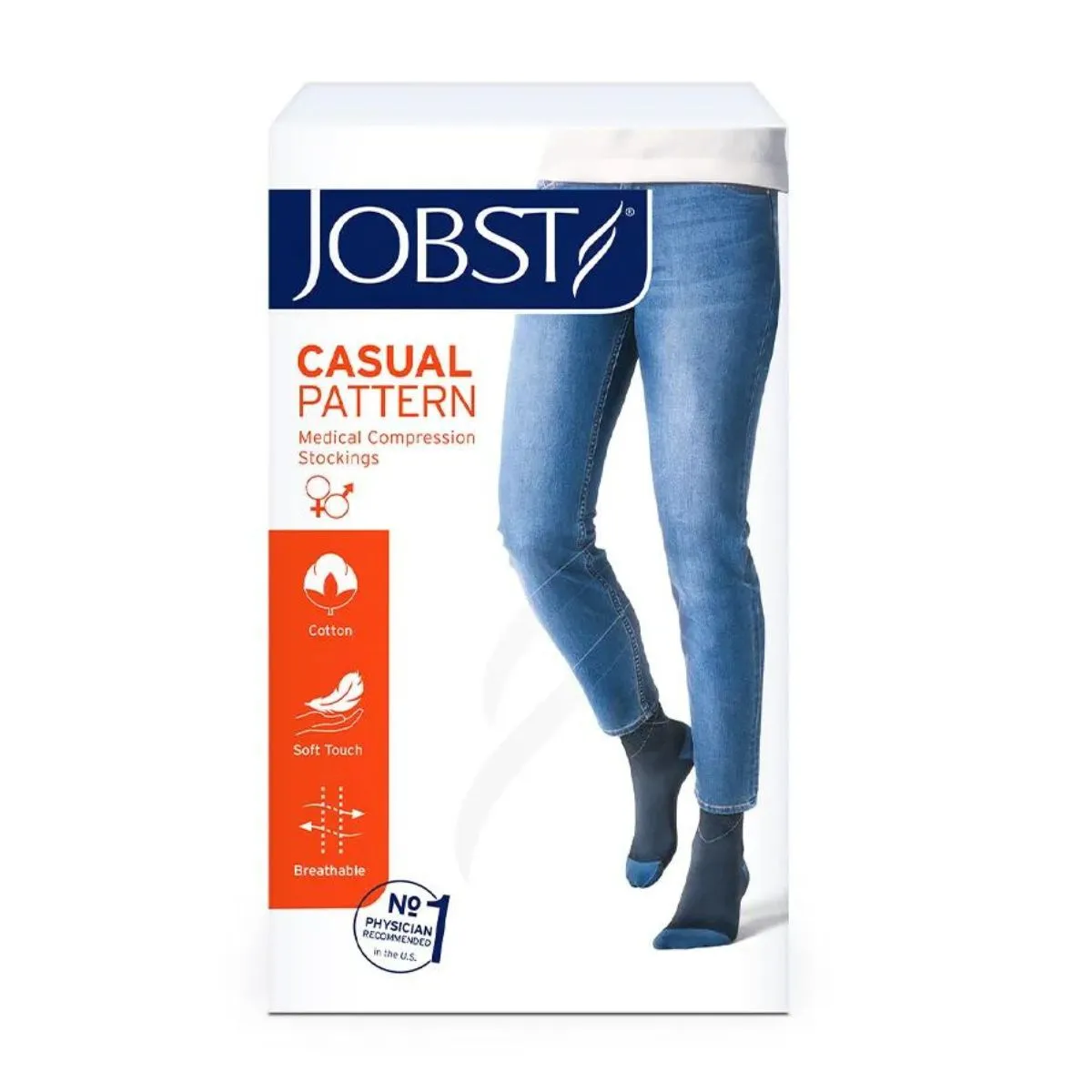 Calcetín Casual Pattern 15-20 mmhg Azul
