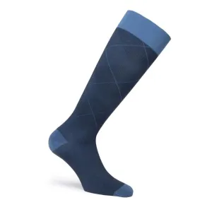 Calcetín Casual Pattern 15-20 mmhg Azul