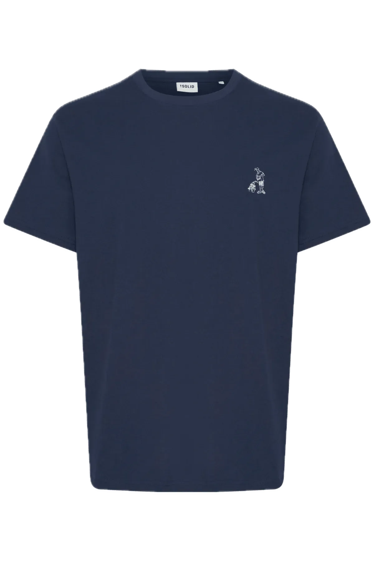 Camiseta !Solid Ilias Insignia Blue