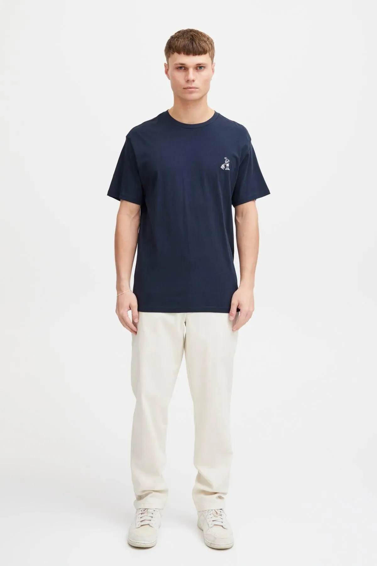 Camiseta !Solid Ilias Insignia Blue