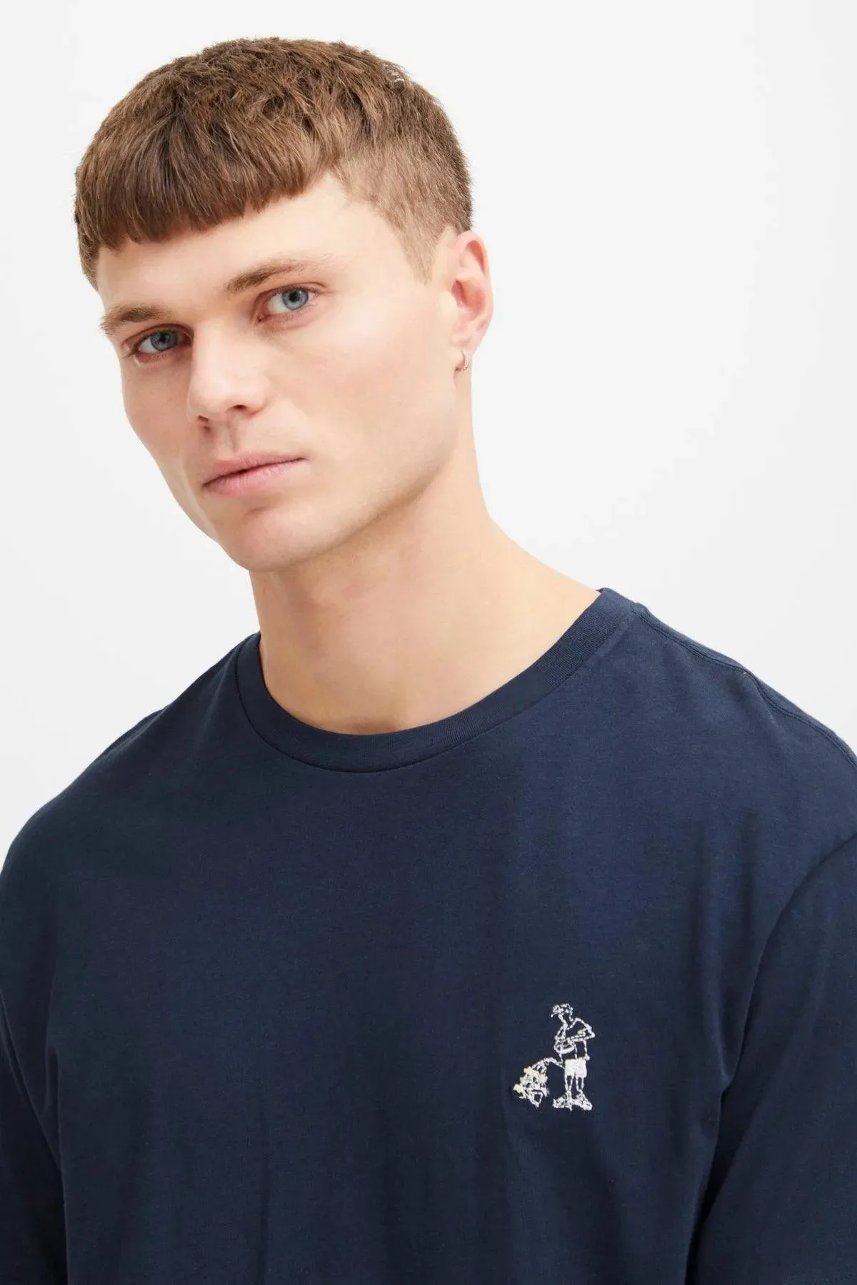 Camiseta !Solid Ilias Insignia Blue