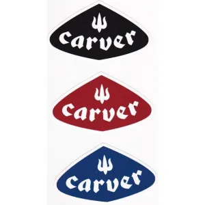 Carver Tear Logo Sticker
