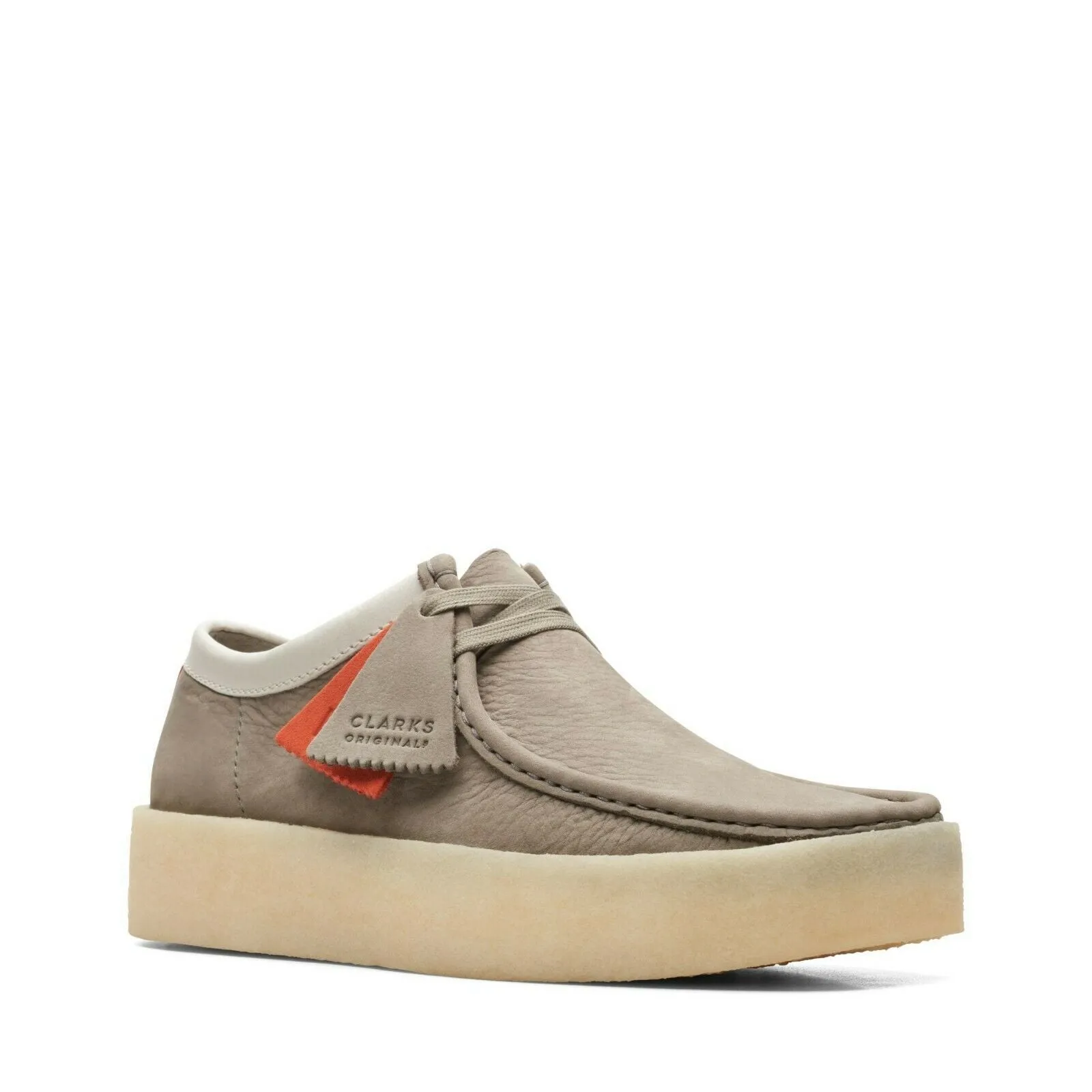 Clarks Men's Shoes Wallabee Cup Grey Nubuck